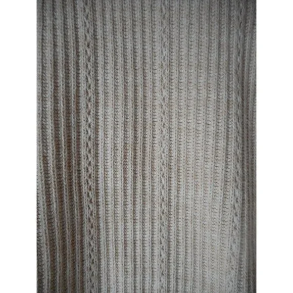 Caribbean Joe Size M Pullover light beige 100% cotton sweater - Picture 3 of 4